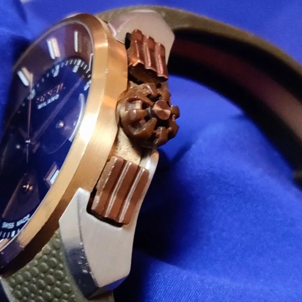 Breil Milano Swiss Made 43mm Chrono Men's Watch New battery fully working